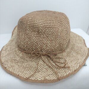 Foldable Large Straw Hat For Women Elegant Brim Vacation Travel Beach Summer